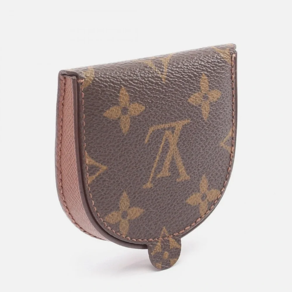 LOUIS VUITTON Monogram Porte Monnaie Cubette Coin Case Wallet/Coin Purse mini
